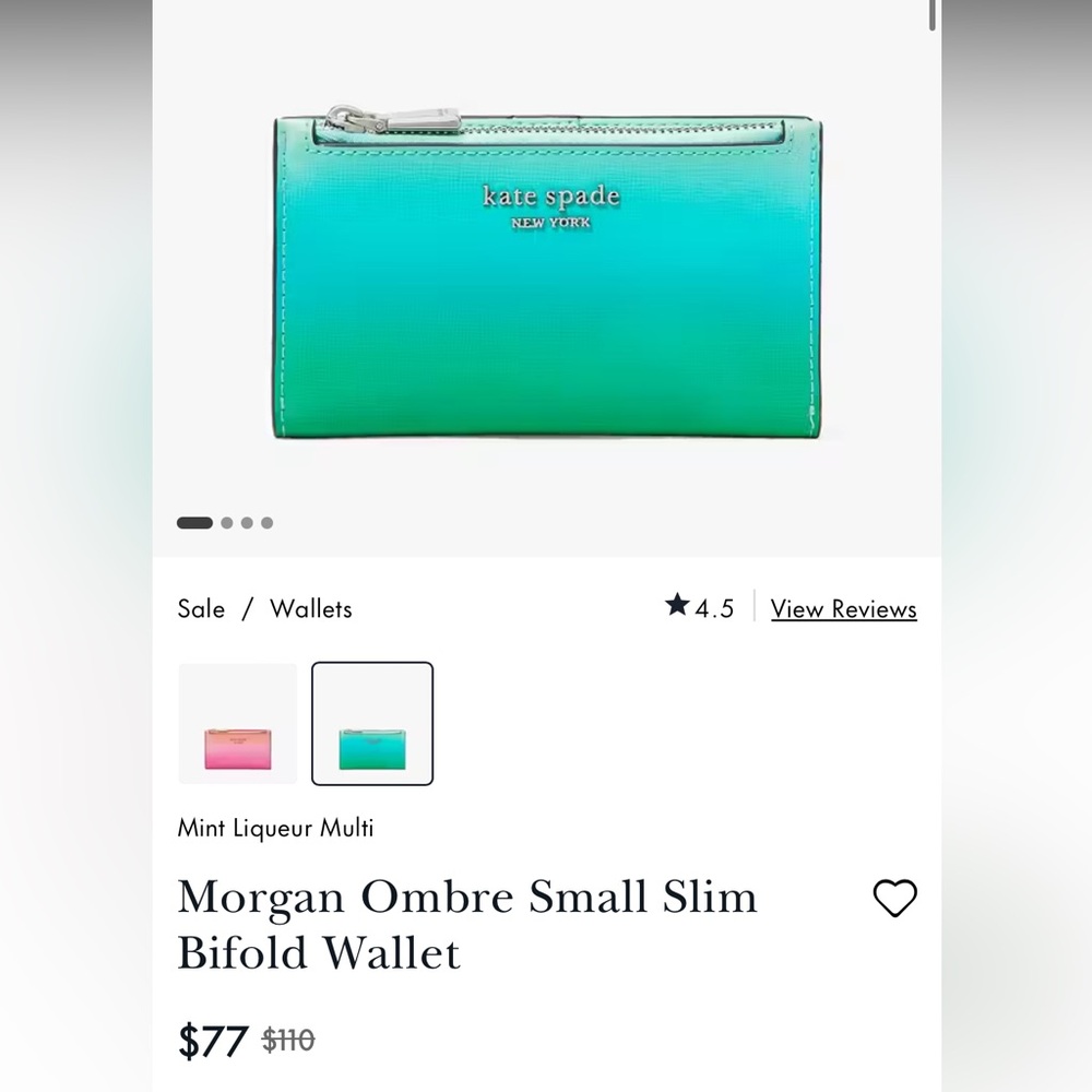 Kate Spade Morgan Slim Bifold Wallet